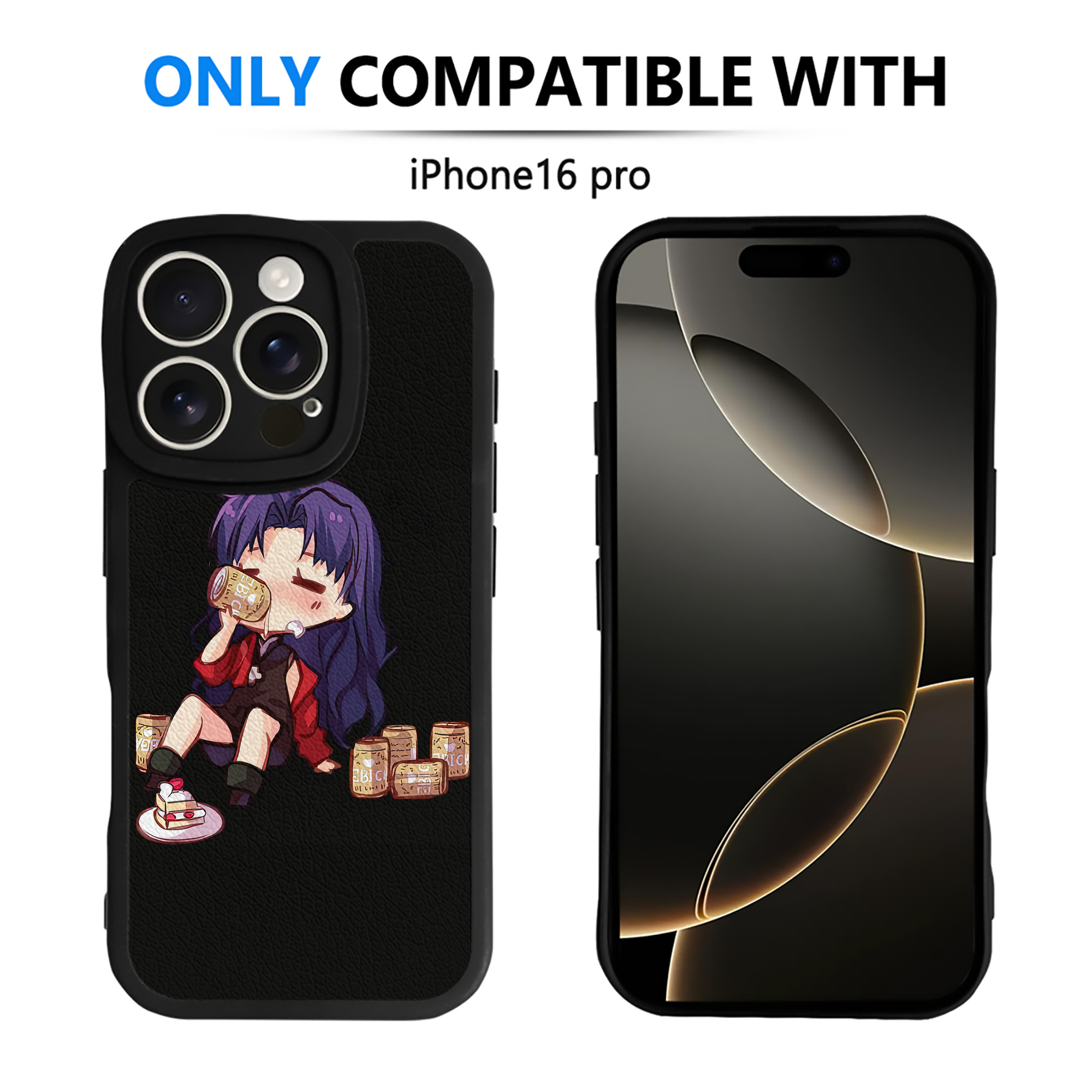 （画像用） EVA 新世紀エヴァンゲリオン 【iPhone 16シリーズ対応】シリコンスマホケース（レザー調） 材質：シリコン